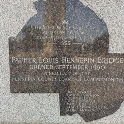 Hennepin Ave Bridge - Plaque