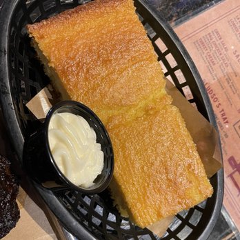Bludso's BBQ - Cornbread with sweet butter - Barbeque Near Me - Los Angeles, California Bludso's BBQ - Cornbread with sweet butter - Barbeque Near Me - Los Angeles, California