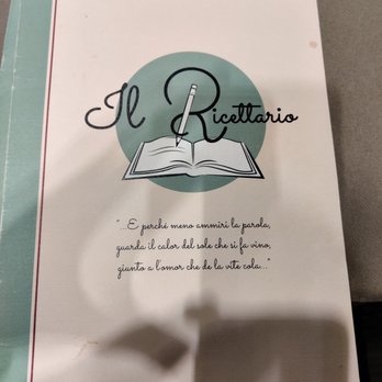 Il Ricettario - Menu and logo - Tuscan Near Me - Florence, FI Il Ricettario - Menu and logo - Tuscan Near Me - Florence, FI