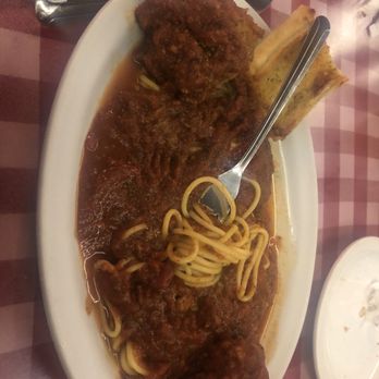 Caruso's - This is my spaghetti and meatballs before I even took a bite. - Pizza Near Me - Tucson, Arizona Caruso's - This is my spaghetti and meatballs before I even took a bite. - Pizza Near Me - Tucson, Arizona