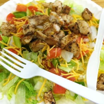Famous Uncle Al's - I Tried a Grilled chicken salad for a lighter lunch , very good! - Hot Dogs Near Me - Chesapeake, Virginia