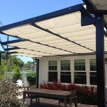 Blinn & Young - Custom frame and movable cable shade panels - Awnings Near Me - Costa Mesa, California Blinn & Young - Custom frame and movable cable shade panels - Awnings Near Me - Costa Mesa, California