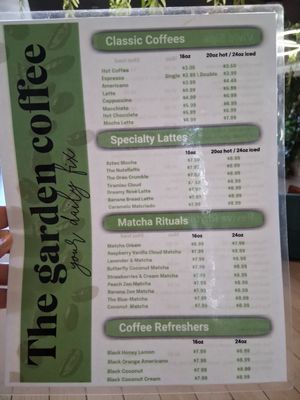 Menu photo 4 The Garden Coffee Phoenix, AZ