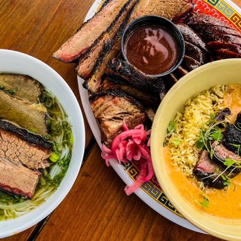 Khoi Barbecue - a bowl of soup and a plate of ribs - Pop-Up Restaurants Near Me - Houston, Texas Khoi Barbecue - a bowl of soup and a plate of ribs - Pop-Up Restaurants Near Me - Houston, Texas