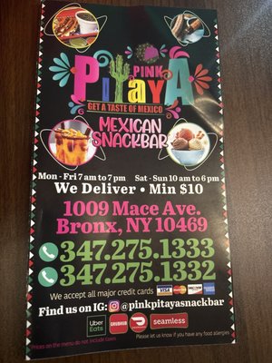 Menu photo 1 Pink Pitaya Bronx, NY Menu photo 1 Pink Pitaya Bronx, NY