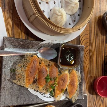 Dumpling Home - Pork Xiao Long Bao, Pork and Vegetable Pot stickers (5 Pcs) - Dim Sum Near Me - San Francisco, California