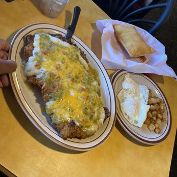 Rutilio's - "Boss style" Chicken fried steak and eggs - Mexican Near Me - Los Lunas, New Mexico Rutilio's - "Boss style" Chicken fried steak and eggs - Mexican Near Me - Los Lunas, New Mexico