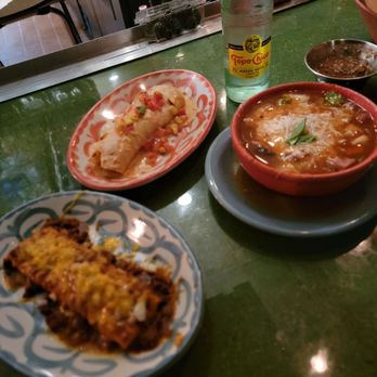 Lupe Tortilla - Beef and Shrimp Enchiladas - Tex-Mex Near Me - College Station, Texas Lupe Tortilla - Beef and Shrimp Enchiladas - Tex-Mex Near Me - College Station, Texas