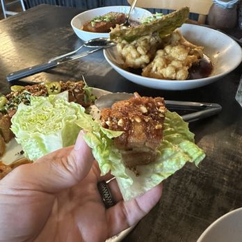 The Magpie - Pork Belly Lettuce Wrap, devine. - New American Near Me - San Antonio, Texas The Magpie - Pork Belly Lettuce Wrap, devine. - New American Near Me - San Antonio, Texas