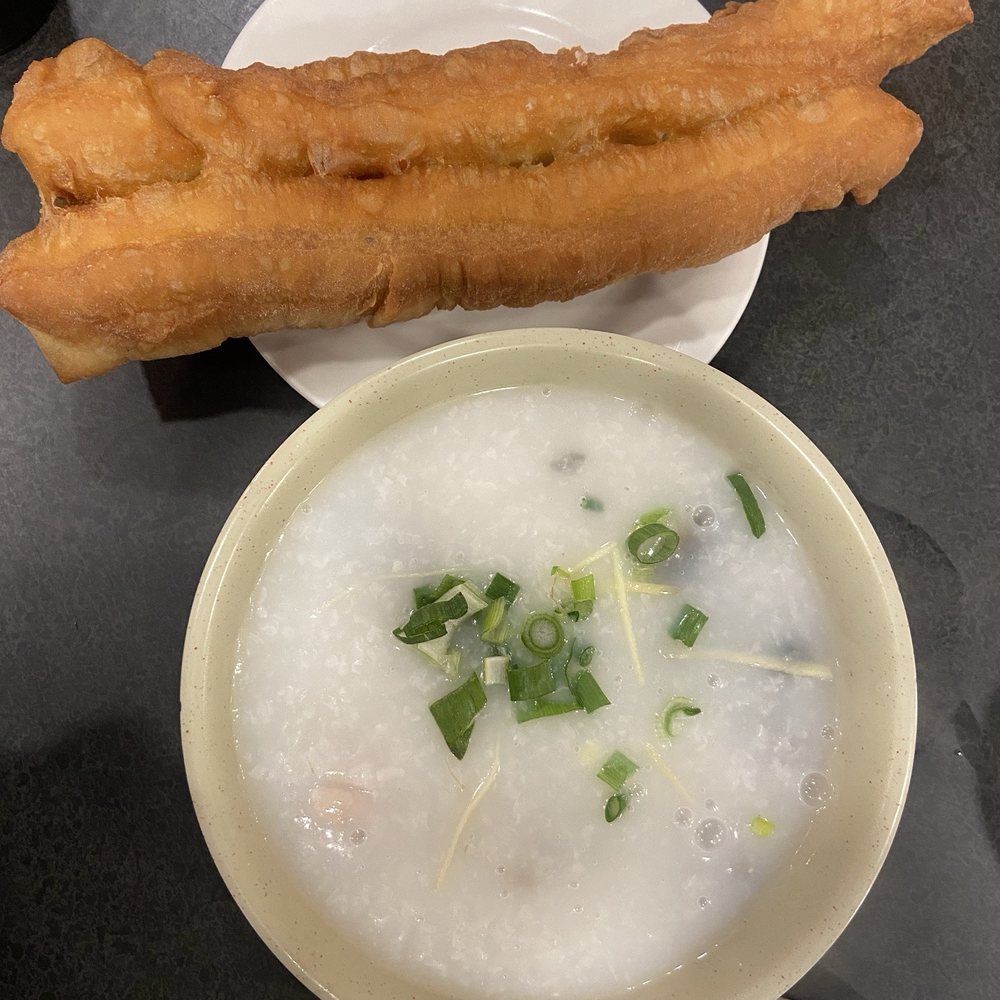 Big Wong - Preserved egg and salty pork congee and fried dough stick - Chinese Near Me - New York, New York Big Wong - Preserved egg and salty pork congee and fried dough stick - Chinese Near Me - New York, New York