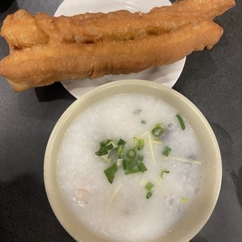 Big Wong - Preserved egg and salty pork congee and fried dough stick - Chinese Near Me - New York, New York Big Wong - Preserved egg and salty pork congee and fried dough stick - Chinese Near Me - New York, New York