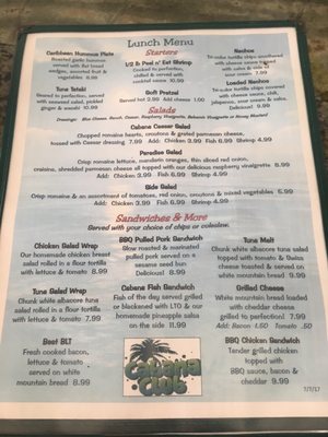 Menu photo 4 Cabana Club Key Colony Beach, FL
