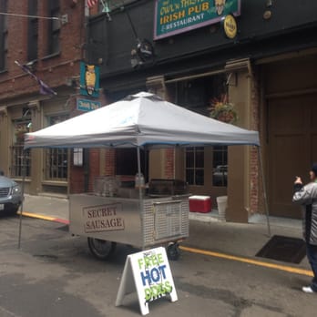 Secret Sausage - a hot dog cart on a city street - Food Stands Near Me - Seattle, Washington Secret Sausage - a hot dog cart on a city street - Food Stands Near Me - Seattle, Washington