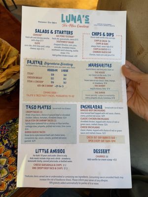 Menu photo 2 Luna's Tex Mex Cantina Honolulu, HI Menu photo 2 Luna's Tex Mex Cantina Honolulu, HI