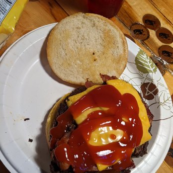 The Pub - Cajun burger with bacon - Pubs Near Me - Lusk, Wyoming