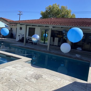 Balloons N Party Events Decorations - These are the 24" and 36" pool balloons in our theme color! So fun! - Balloon Services Near Me Balloons N Party Events Decorations - These are the 24" and 36" pool balloons in our theme color! So fun! - Balloon Services Near Me