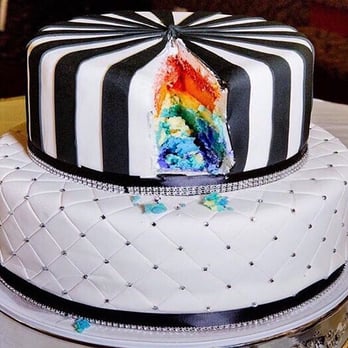 The Wedding Center - My rainbow wedding cake - Custom Cakes Near Me - Elk Grove, California The Wedding Center - My rainbow wedding cake - Custom Cakes Near Me - Elk Grove, California
