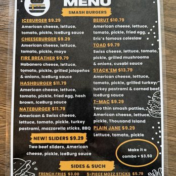 IceBurg - Menu - Burgers Near Me - Dearborn, Michigan IceBurg - Menu - Burgers Near Me - Dearborn, Michigan