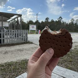Krazy K's Wicked Good Ice Cream - Cookies & Cream ice cream sandwich