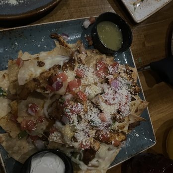 Tio Taco + Tequila Bar - Loaded Nachos with Guajillo Chicken - Mexican Near Me - Edison, New Jersey