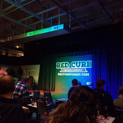 Red Curb Improv Comedy - Interimission time! Limited snacks and drinks, but they get the job done..Sign the wall!