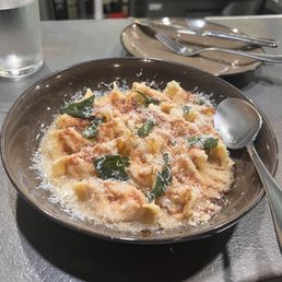Sweet potato ravioli