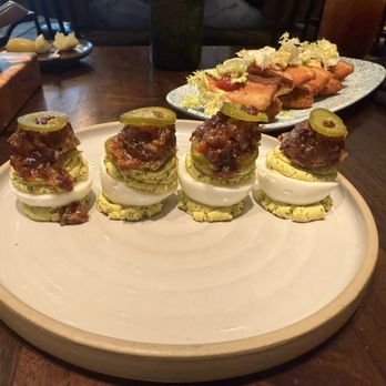 Yardbird - Deviled Eggs - Jalapeno & Bacon Jam - New American Near Me - Washington, DC, District of Columbia