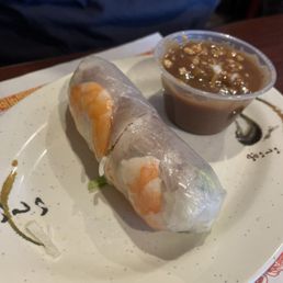 Shrimp and pork spring Roll