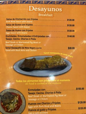Menu photo 2 La Abuelita Oaxaca, OAX Menu photo 2 La Abuelita Oaxaca, OAX