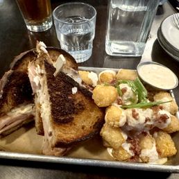 The Rachel sandwich and loaded tots The Rachel sandwich and loaded tots
