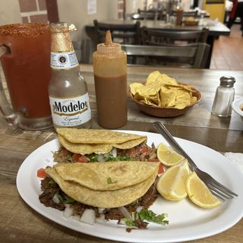 El Parian Restaurant - Two tacos and a michelada - Mexican Near Me - Los Angeles, California El Parian Restaurant - Two tacos and a michelada - Mexican Near Me - Los Angeles, California