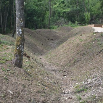 Mémorial de Verdun - Trenches along the road to museum. - Museums Near Me - Fleury-devant-Douaumont, 55