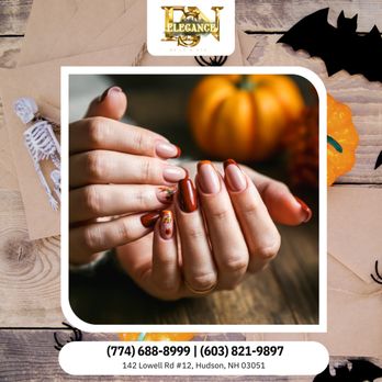 Elegance Nails & Spa - Halloween is almost here!  Time to get your nails ready for all those parties and trick-or-treating fun! Don't wait - book your appointmen - Nail Salons Near Me - Hudson, New Hampshire