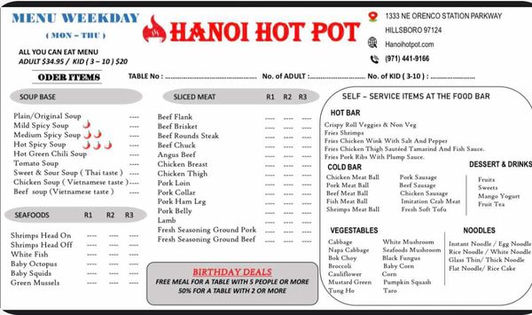 Menu photo 3 Pho Ha Noi Hillsboro, OR Menu photo 3 Pho Ha Noi Hillsboro, OR