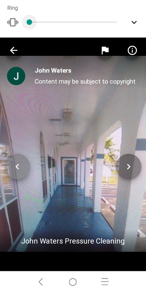 Slide of John Waters Pressure Cleaning