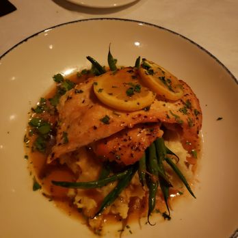 Rusty Scupper - Chicken picatta with green beans and mashed potatoes - Seafood Near Me - Baltimore, Maryland Rusty Scupper - Chicken picatta with green beans and mashed potatoes - Seafood Near Me - Baltimore, Maryland