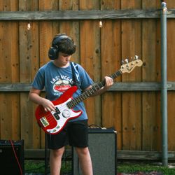 The Ghost Note Drum Shop & Music School - Open House Show & Tell bass performance - THE (GHOST) NOTE MUSIC SCHOOL Denton, TX