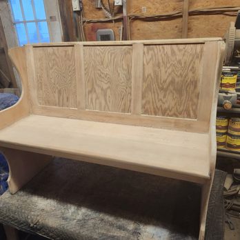 Mark's Furniture Refinishing - Benches in process - Furniture Repair Near Me - Langhorne, Pennsylvania