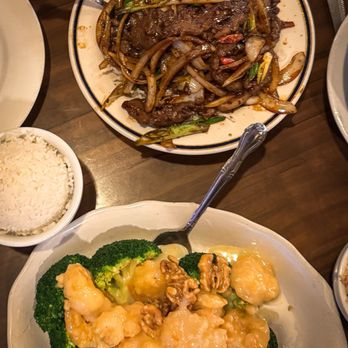 Chan's Place - Mongolian Beef* - Walnut Prawns - Chinese Near Me - Woodinville, Washington