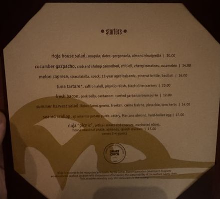 Menu photo 2 Rioja Denver, CO
