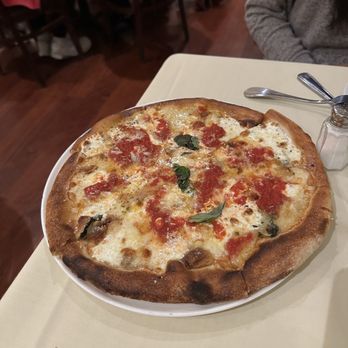 Café Bello - 5 cheese pizza. Delicious! I recommend it over the regular Margherita - Italian Near Me - Bayonne, New Jersey