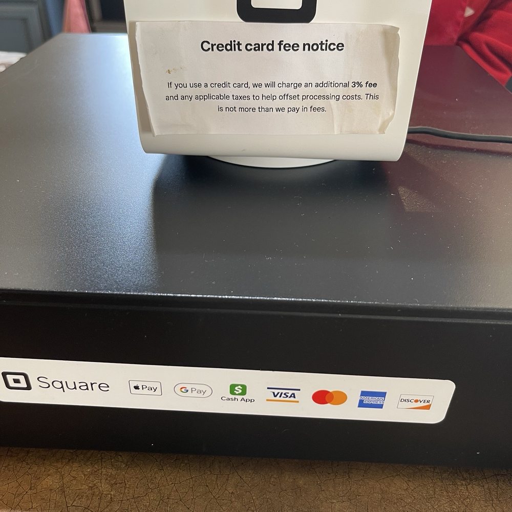 Bricklayer Cafe - I rarely use cash, but... this is becoming common... so is the lack of pennies. What a weird time we get to live in. - Coffee & Tea Near Me - Troy, Missouri
