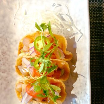 Trifecta - Smoked Hamachi Tacos - Sushi Bars Near Me - San Jose, California Trifecta - Smoked Hamachi Tacos - Sushi Bars Near Me - San Jose, California