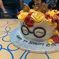 Cakes By Emy - My granddaughter's strawberry Harry Potter unicorn cake