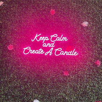 Create A Candle - Cute sign in photo area - Candle Stores Near Me - Hagerstown, Maryland