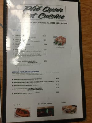 Menu photo 8 Pho Quan Viet Cuisine Columbia, MO