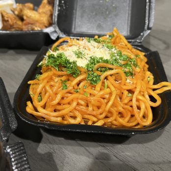 Fire Wings - Garlic noodles - Chicken Wings Near Me - Midtown, California