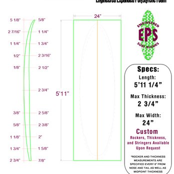 Greenlight Surf Supply - EPS Foam Surfboard Shaping Blank East Coast - Surfing Near Me - Manasquan, New Jersey Greenlight Surf Supply - EPS Foam Surfboard Shaping Blank East Coast - Surfing Near Me - Manasquan, New Jersey