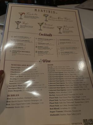 Menu photo 7 Joey D's Oak Room Atlanta, GA