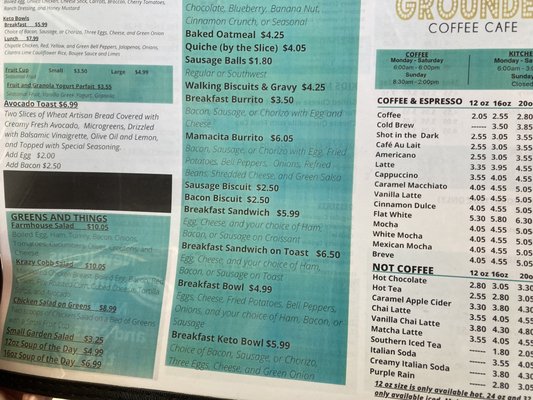 Menu photo 6 Stay Grounded Coffee Bonham, TX Menu photo 6 Stay Grounded Coffee Bonham, TX